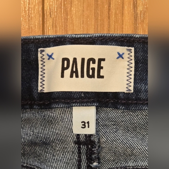 Paige Dark Blue Women's Jeans - Picture 5 of 10